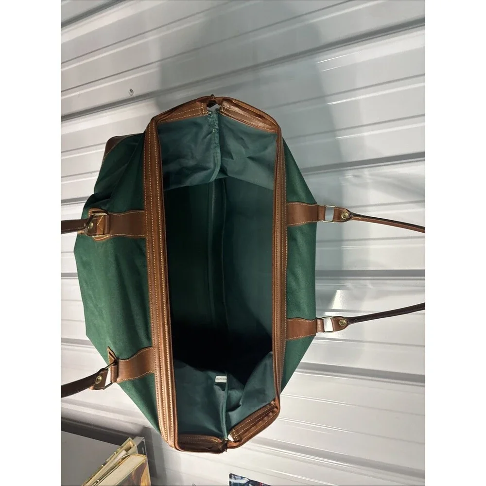 Vintage Polo Ralph Lauren Green Canvas Duffle Bag Large Fragrance Promo ‘90’s